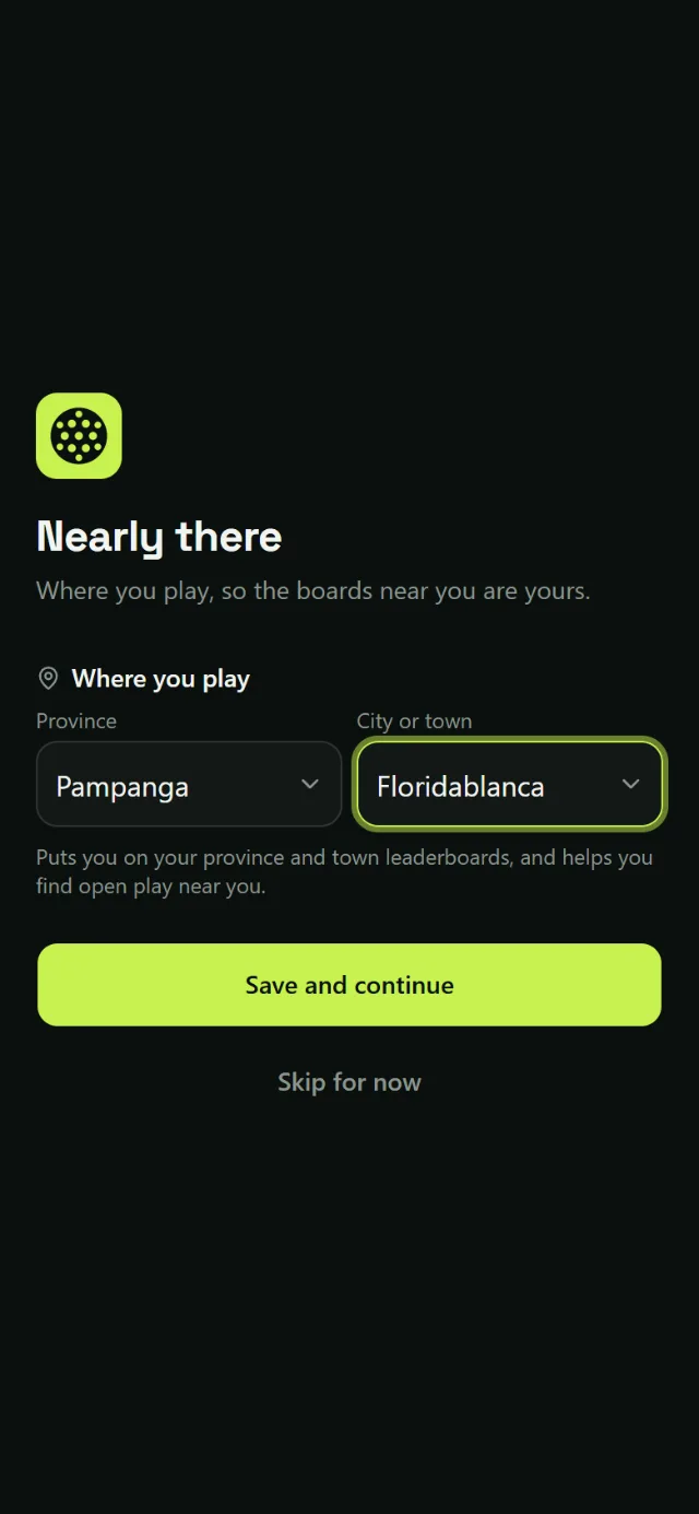 Where you play