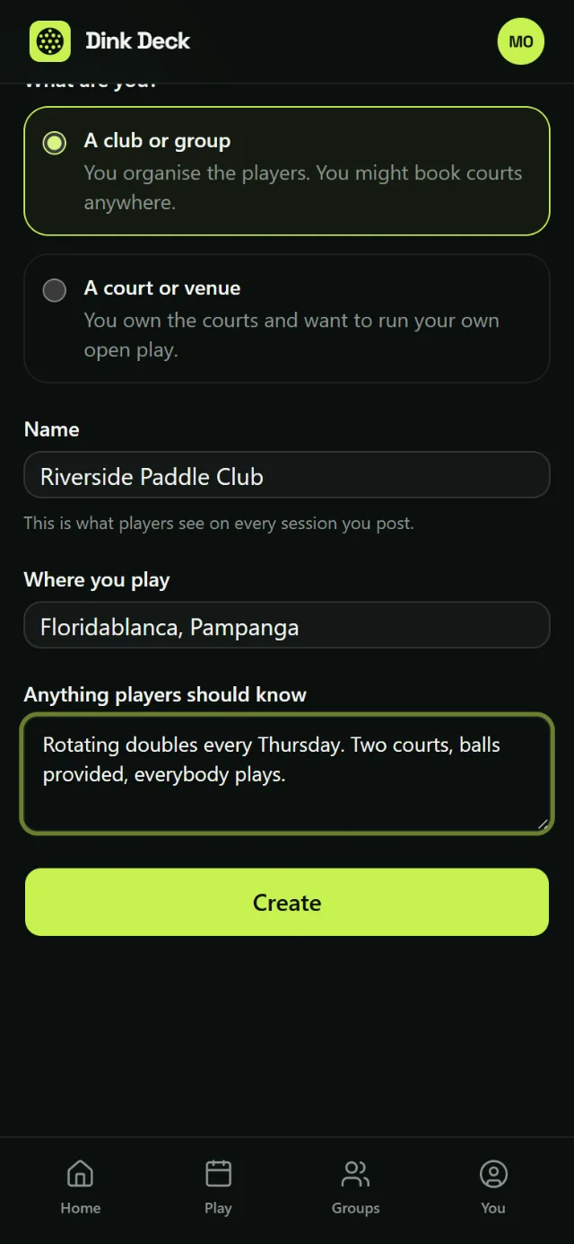 Anyone can host